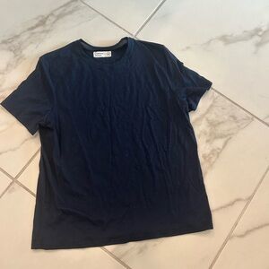 Outdoor Voices Navy Crewneck Short Sleeve Tee